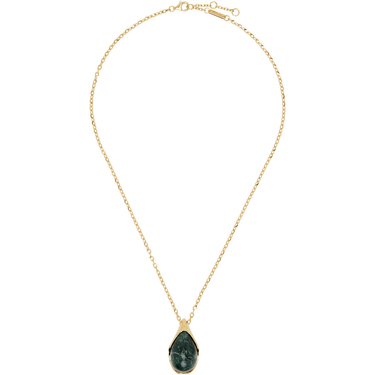 Bottega Veneta Drop Marble Pendant Necklace