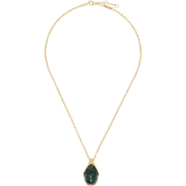 Photo: Bottega Veneta Drop Marble Pendant Necklace