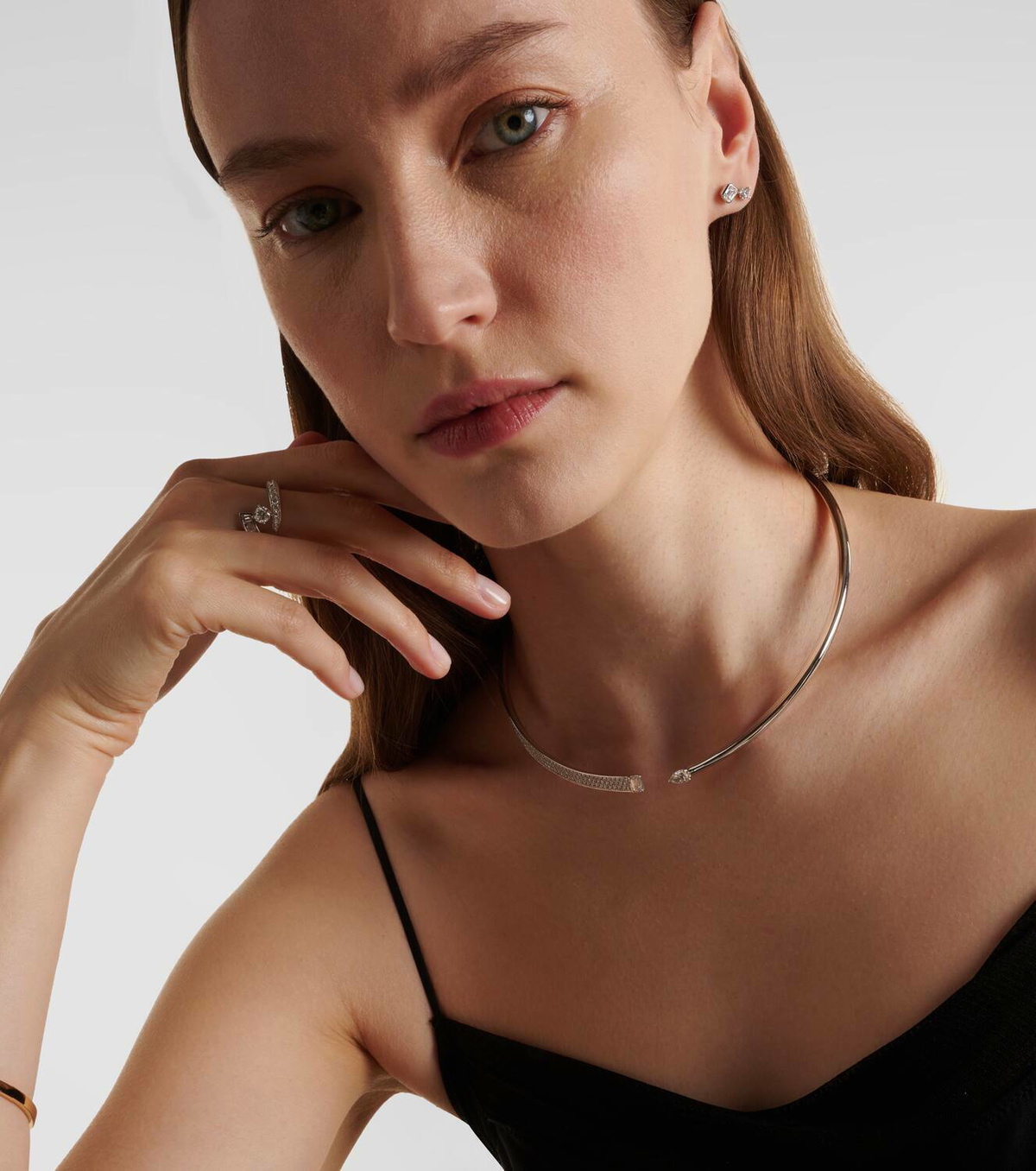 Bucherer Fine Jewellery Inner Fire 18kt white gold necklace with diamonds