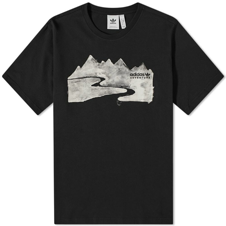 Photo: Adidas Men's Adventure Mountain T-Shirt in Black