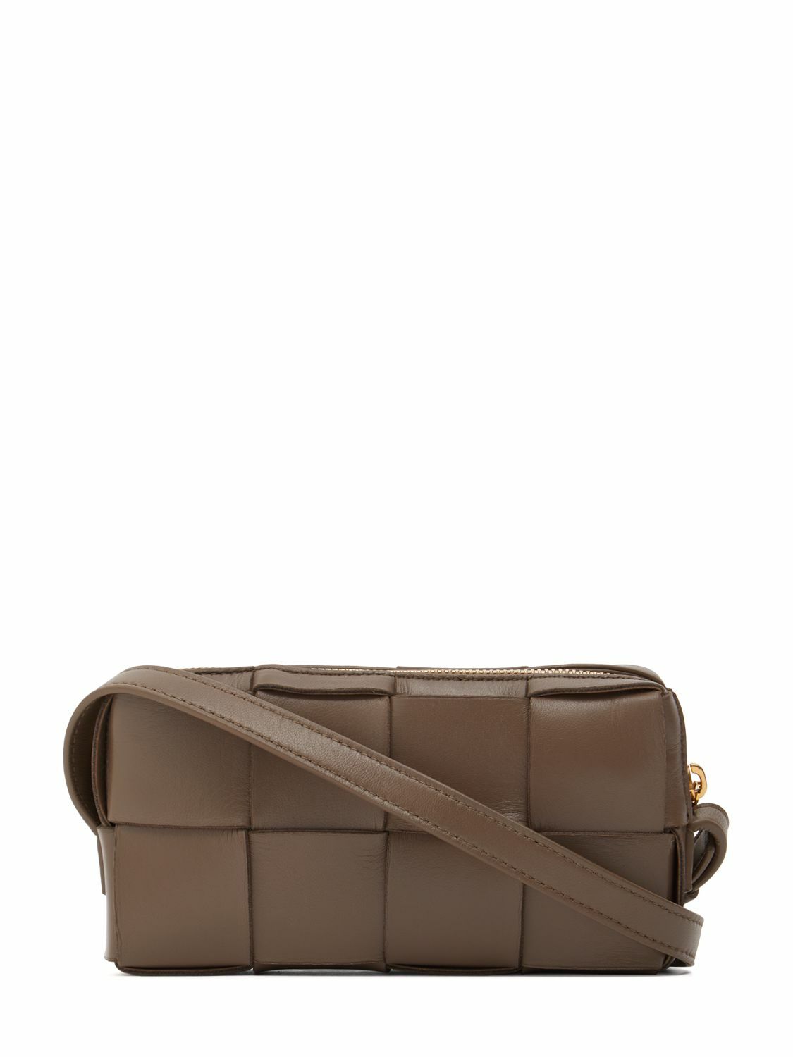 BOTTEGA VENETA - Cassette Leather Crossbody Phone Pouch