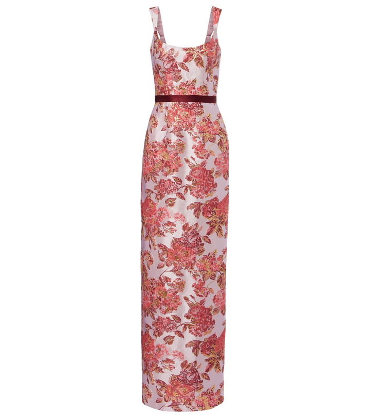 Photo: Markarian Robin floral brocade gown