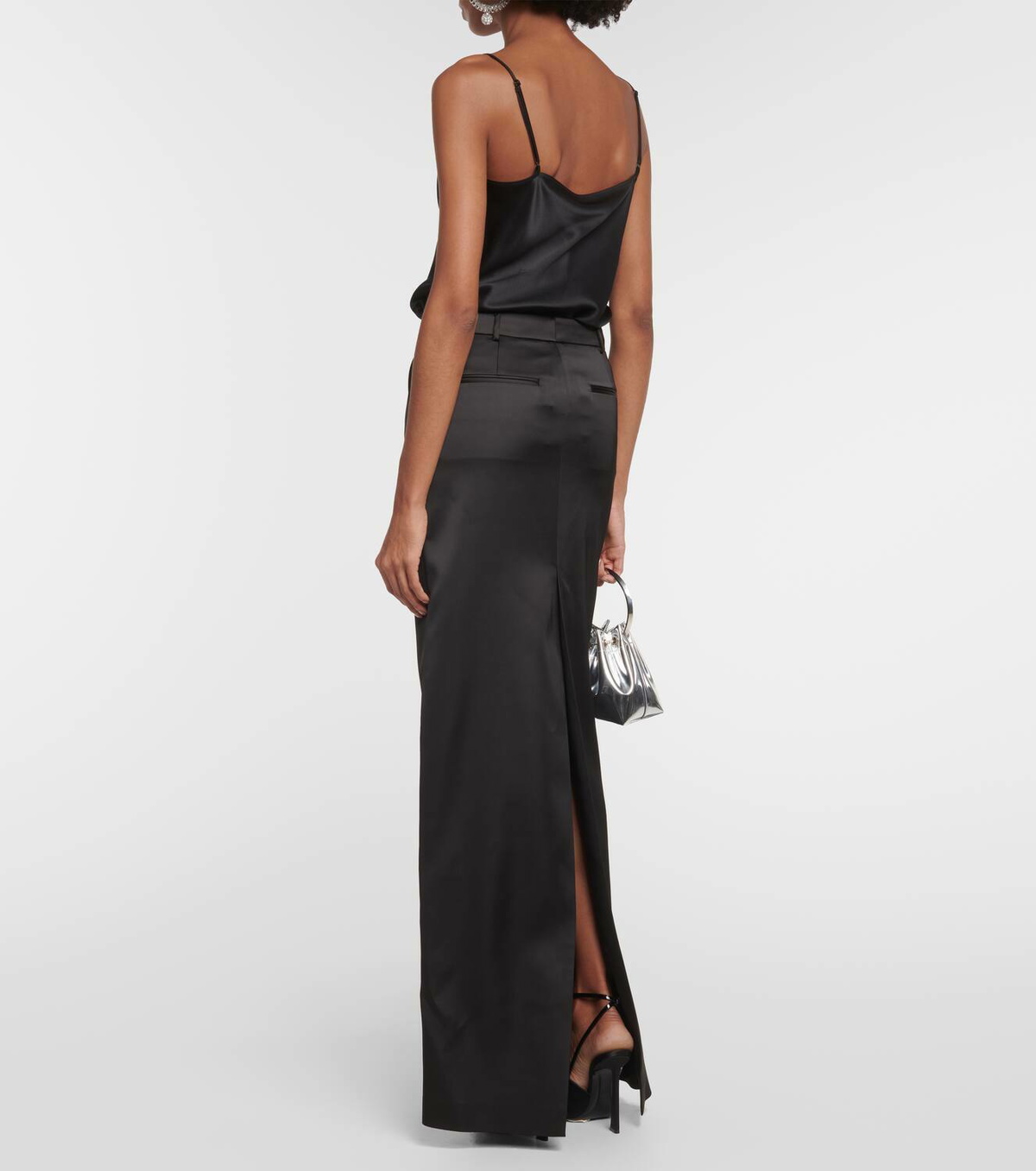 Giuseppe di Morabito Satin maxi skirt