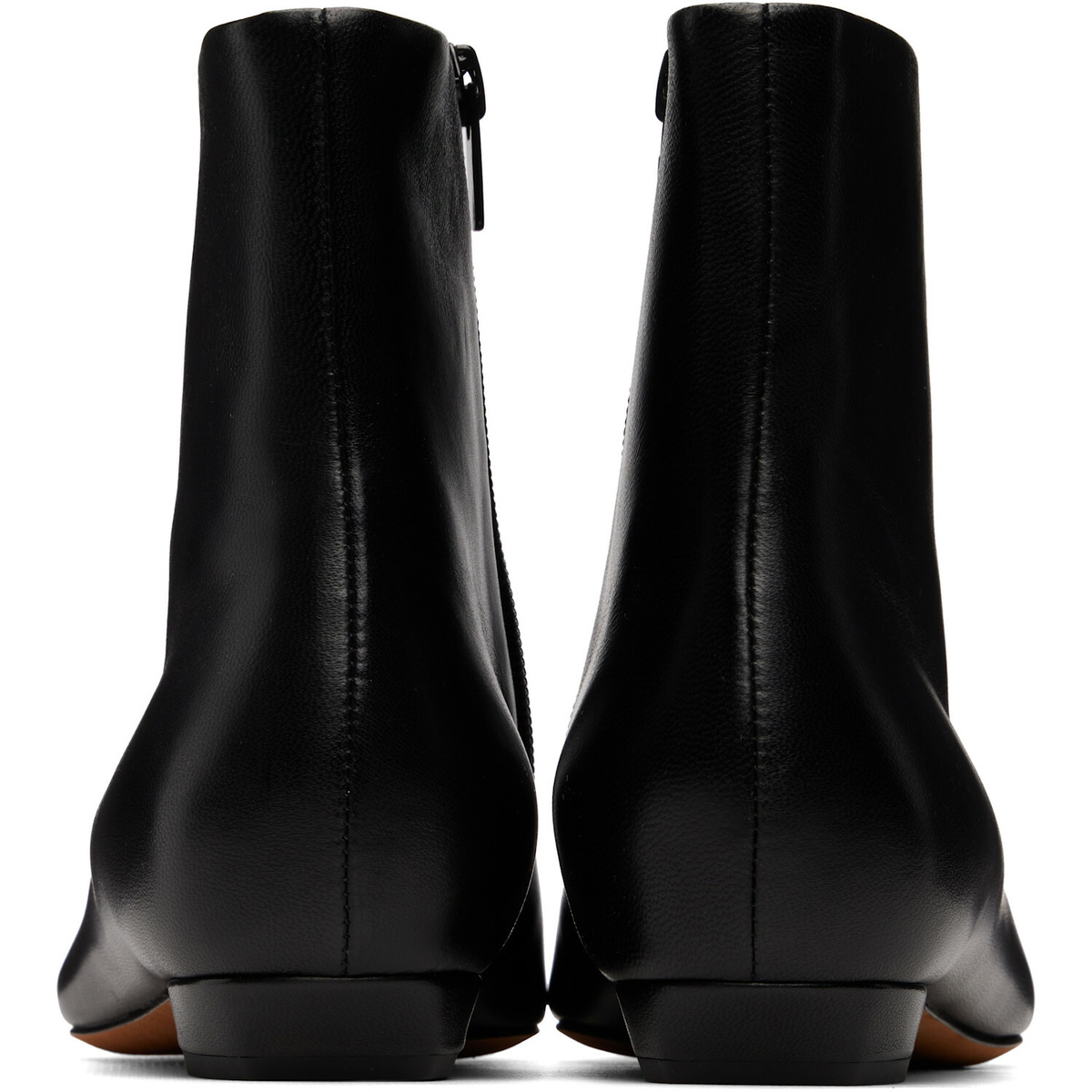 Proenza Schouler Black Trap Flat Ankle Boots