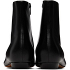 Proenza Schouler Black Trap Flat Ankle Boots