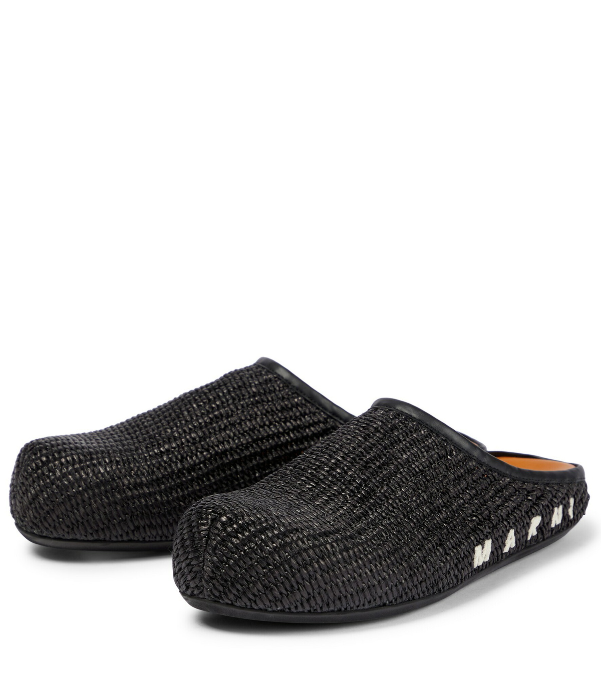 【関税&送料込み】Marni Slippers Marni - Sabot raffia slippers Marni