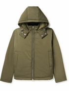 Mr P. - Twill Hooded Jacket - Green