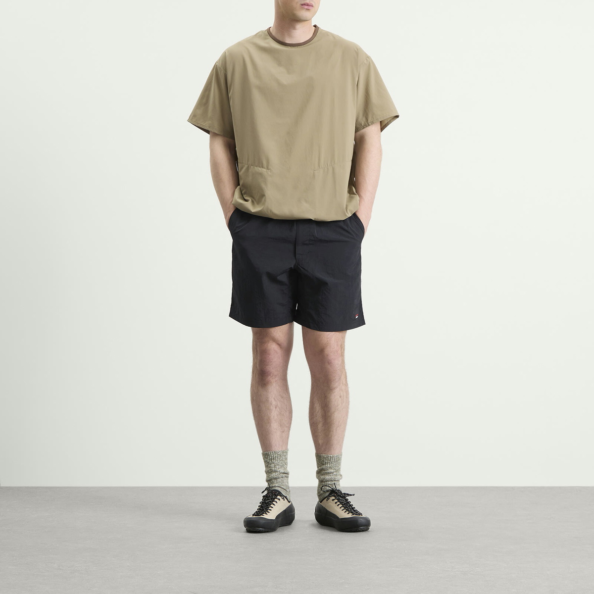 NANGA Men's PLC Excursion T-Shirt in Khaki