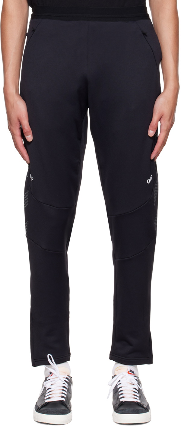 Off-White Black Diag Rainbow Leggings