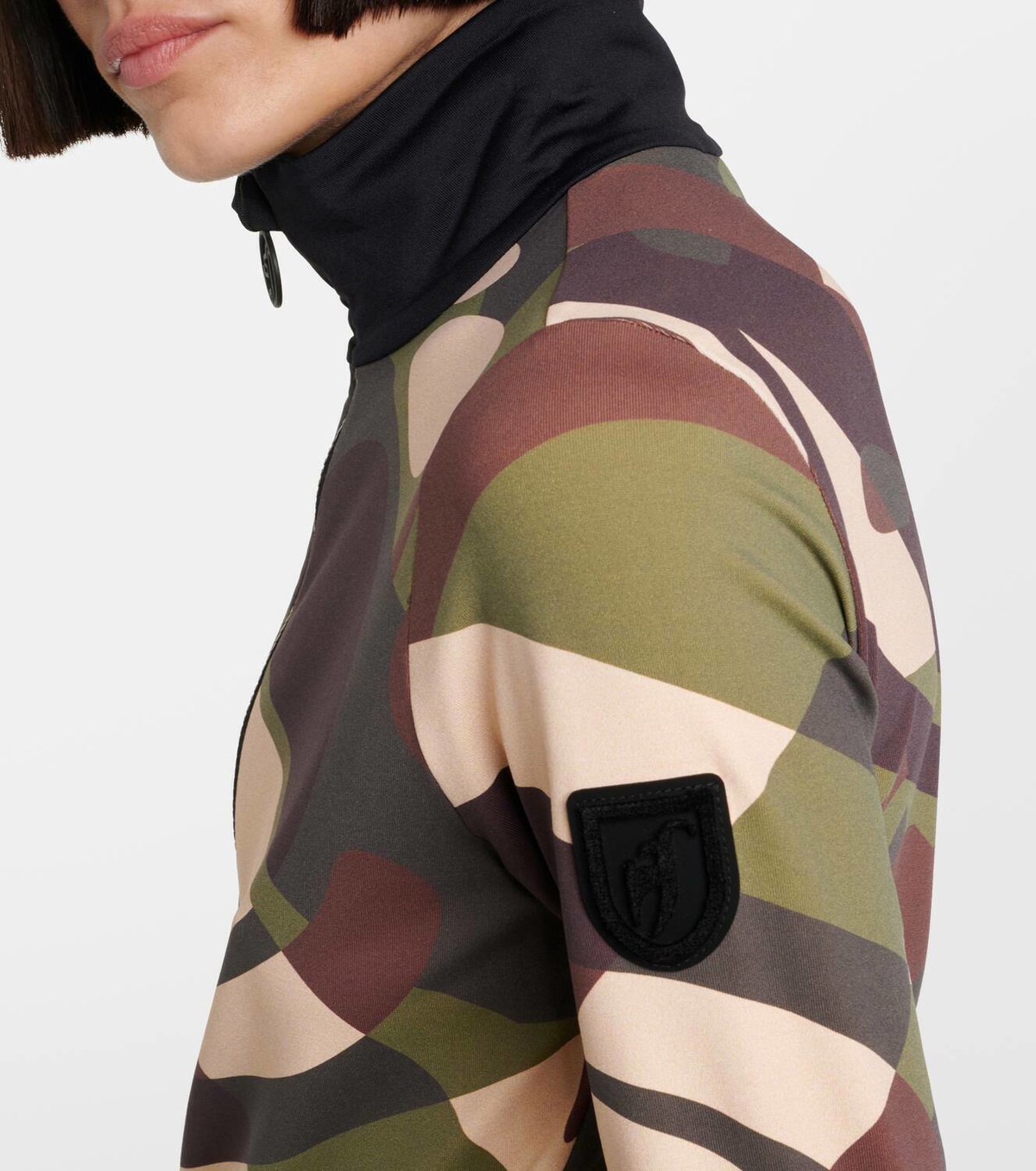 Toni Sailer Wieka printed jersey ski top