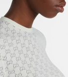 Gucci GG cotton-blend devoré T-shirt