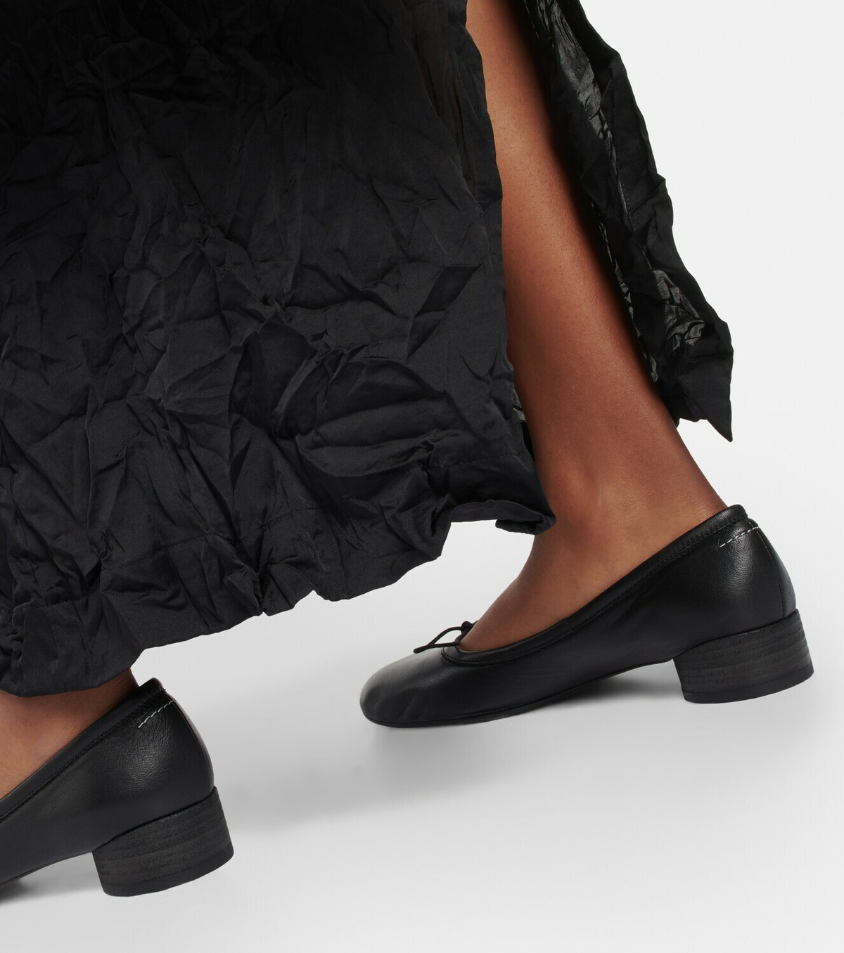 MM6 Maison Margiela Leather ballet flats MM6 Maison Margiela