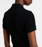 Polo Ralph Lauren Crochet-trimmed cotton poplin midi dress
