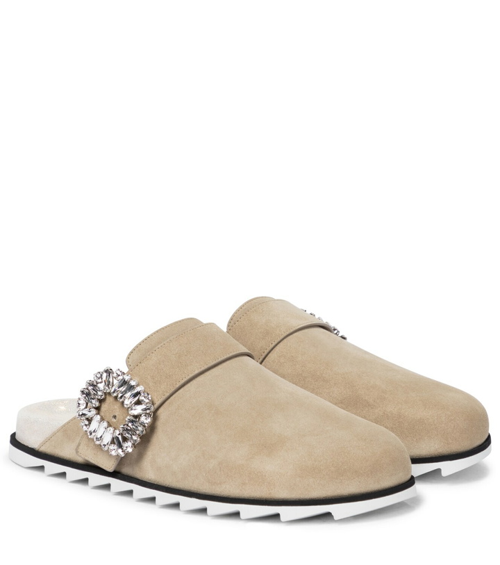 Photo: Roger Vivier Slidy Viv' suede slippers