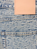 ACNE STUDIOS Monogram Cotton Denim Jeans