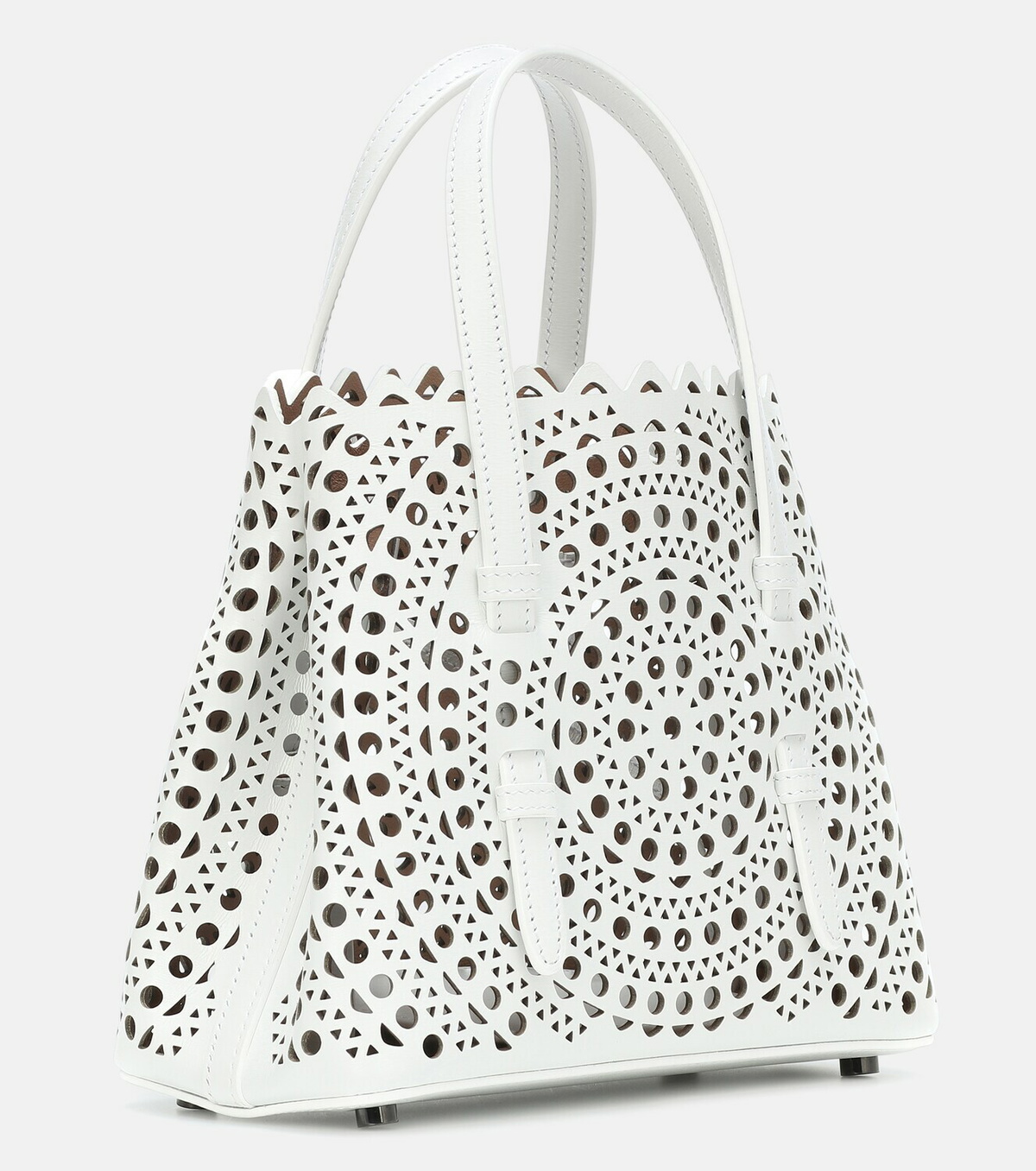 Alaïa Le Mina 20 New Vienne leather tote bag