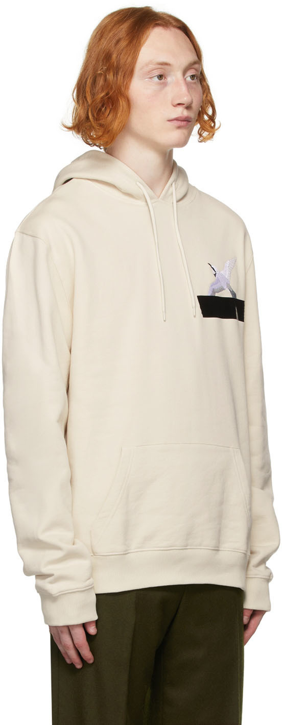 Axel Arigato Beige Anti Bee Bird Hoodie Axel Arigato