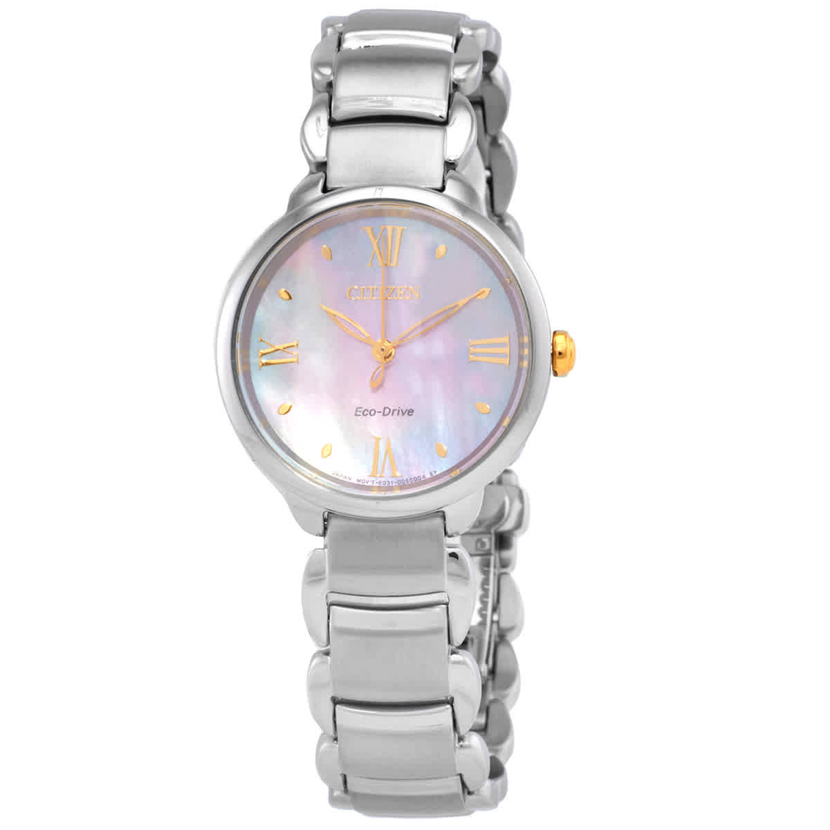 Citizen L Series Eco-Drive Mother of Pearl Dial Ladies Watch EM0927-87Y