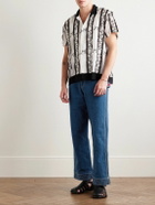 BODE - Knolly Brook Straight-Leg Embroidered Jeans - Blue