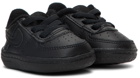 Nike Baby Black Force 1 Crib Sneakers