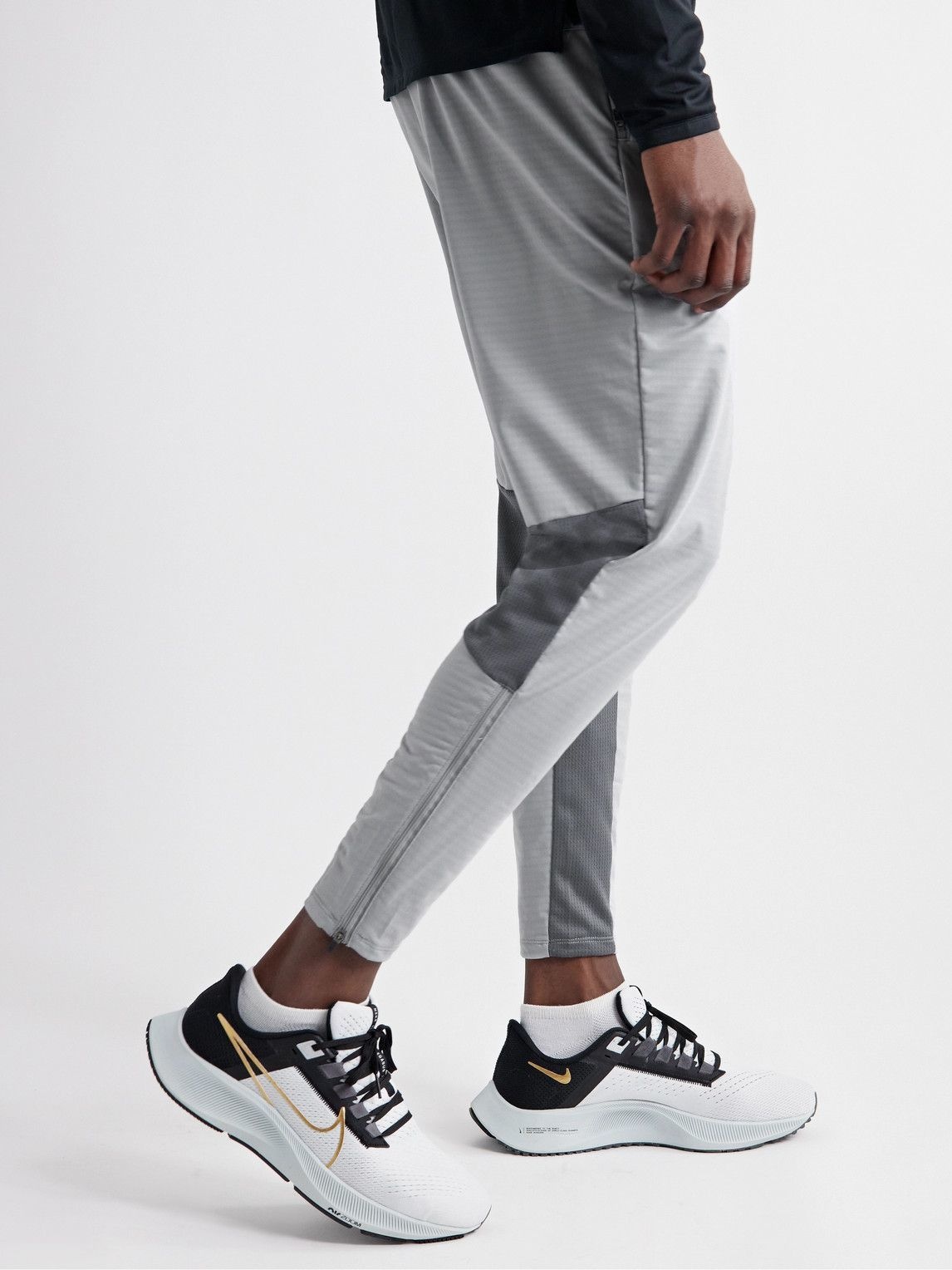 Nike Running - Phenom Elite Slim-Fit Tapered Recycled Dri-FIT Track Pants -  Gray Nike Running