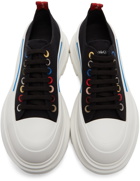 Alexander McQueen Black & Multicolor Treadslick Sneakers