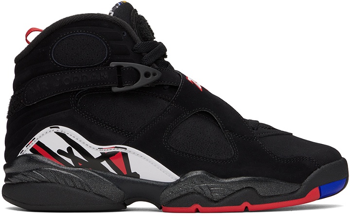 Photo: Nike Jordan Black Air Jordan 8 Retro Sneakers
