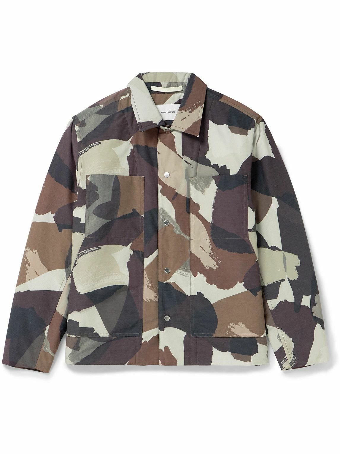 Norse Projects - Pelle Camouflage-Print Padded Shell Jacket - Brown ...