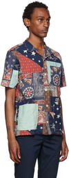 RRL Multicolor Patchwork Camp Shirt