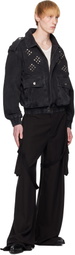 Ludovic de Saint Sernin Black Robert Denim Jacket