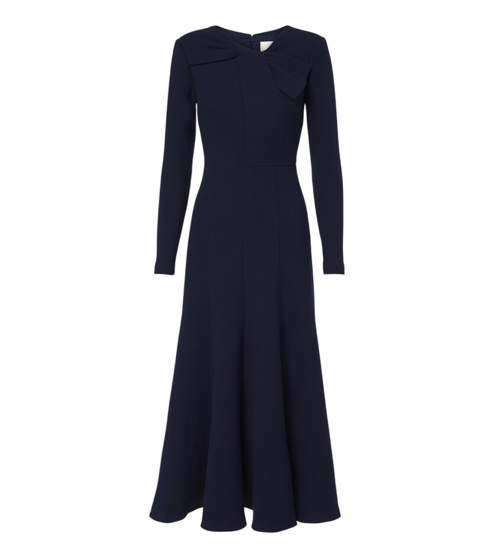 Photo: Roland Mouret Bow-detail wool crêpe cocktail dress
