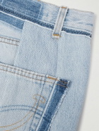 READYMADE - Flared Patchwork Jeans - Blue