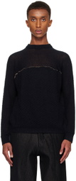 Isa Boulder SSENSE Exclusive Black Boat Float Sweater