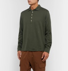 Massimo Alba - Cotton and Cashmere-Blend Polo Shirt - Green