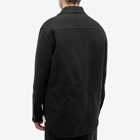 Jil Sander Men's Wool Overshirt in Black