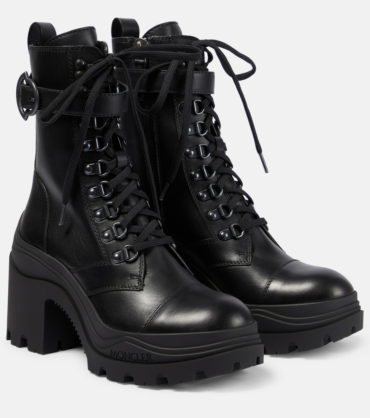 Moncler Envile leather ankle boots Moncler