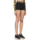 Versace Underwear Black Medusa Boy Shorts