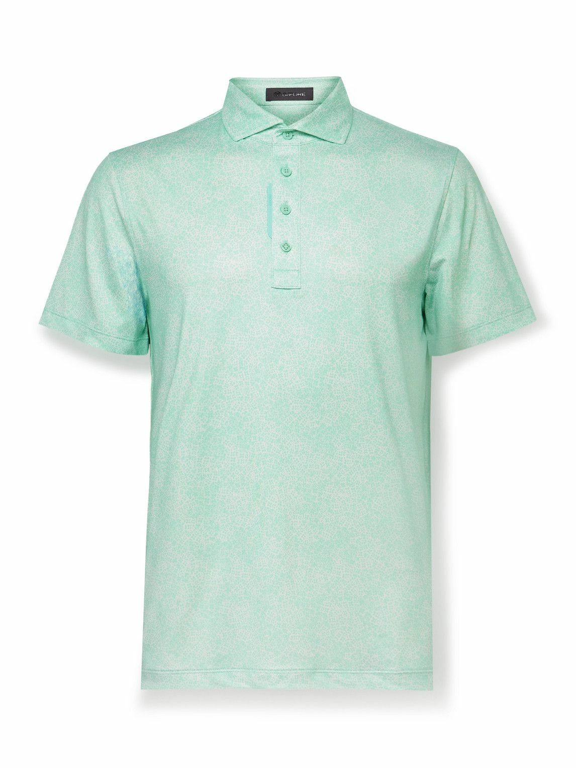 【美品】G/FORE SHORT SLEEVE T-SHIRTS BANDANA G/FORE - Slim-Fit Bandana-Print Piqué Golf Polo Shirt - Blue