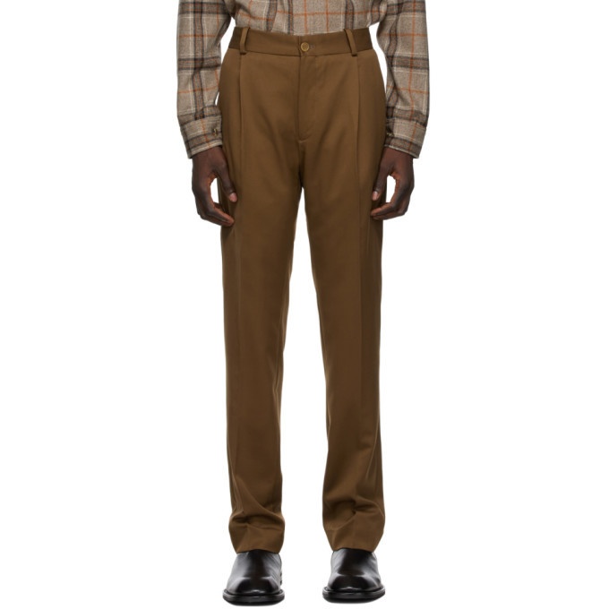 Photo: Han Kjobenhavn Brown Single Suit Trousers