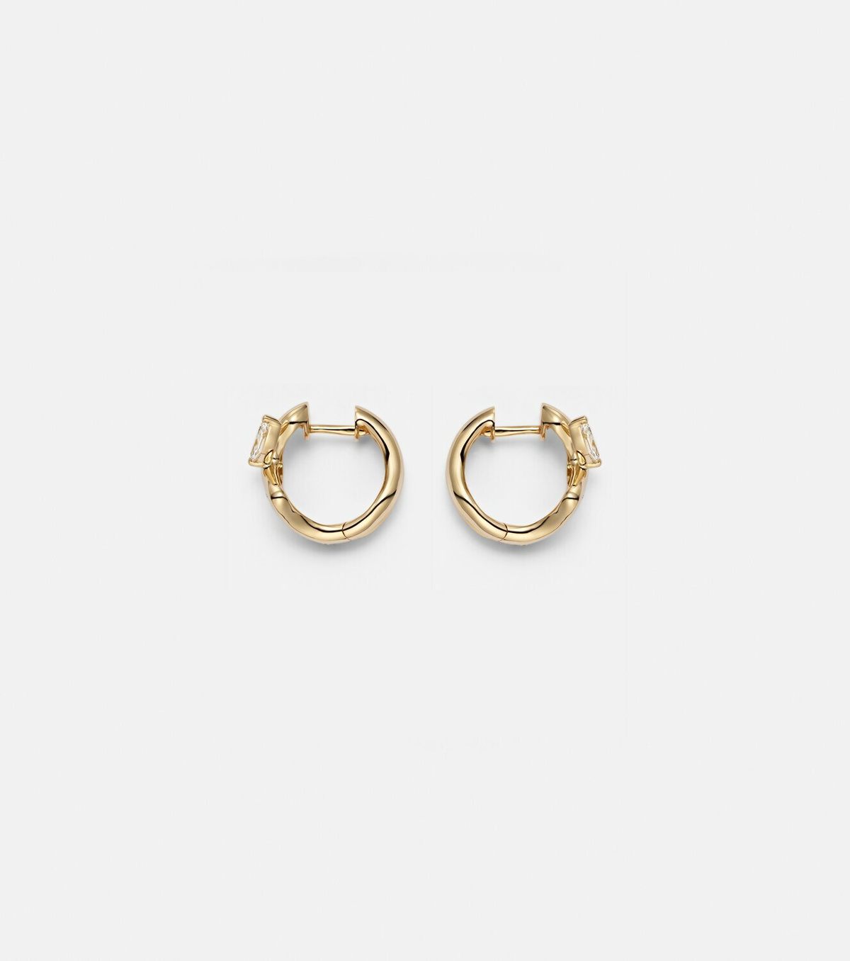 Shay Jewelry 18kt gold (750/1000) earrings with diamonds