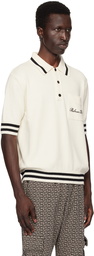 Balmain Off-White 'Balmain Signature' Polo