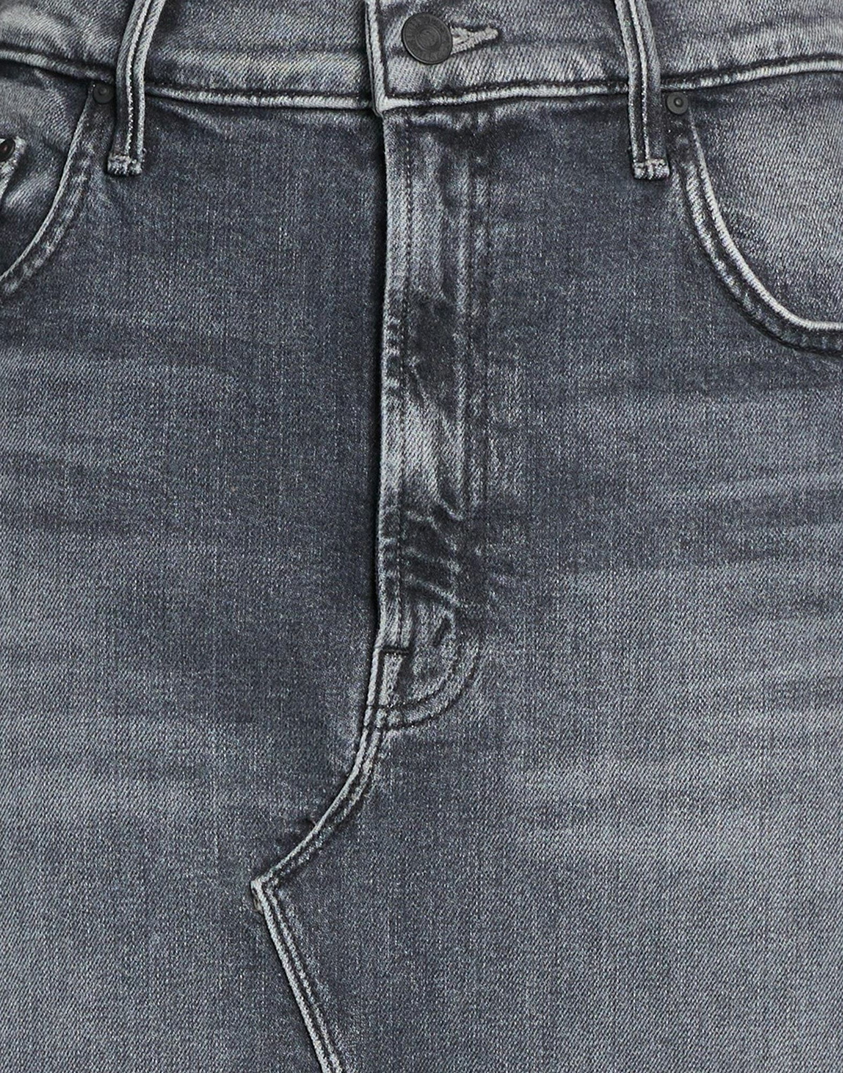 Mother Womens Denim skirt in Black