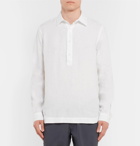 Orlebar Brown - Ridley Slub Linen Half-Placket Shirt - Men - White