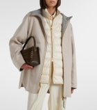 Moncler Hemiptere wool and cashmere jacket
