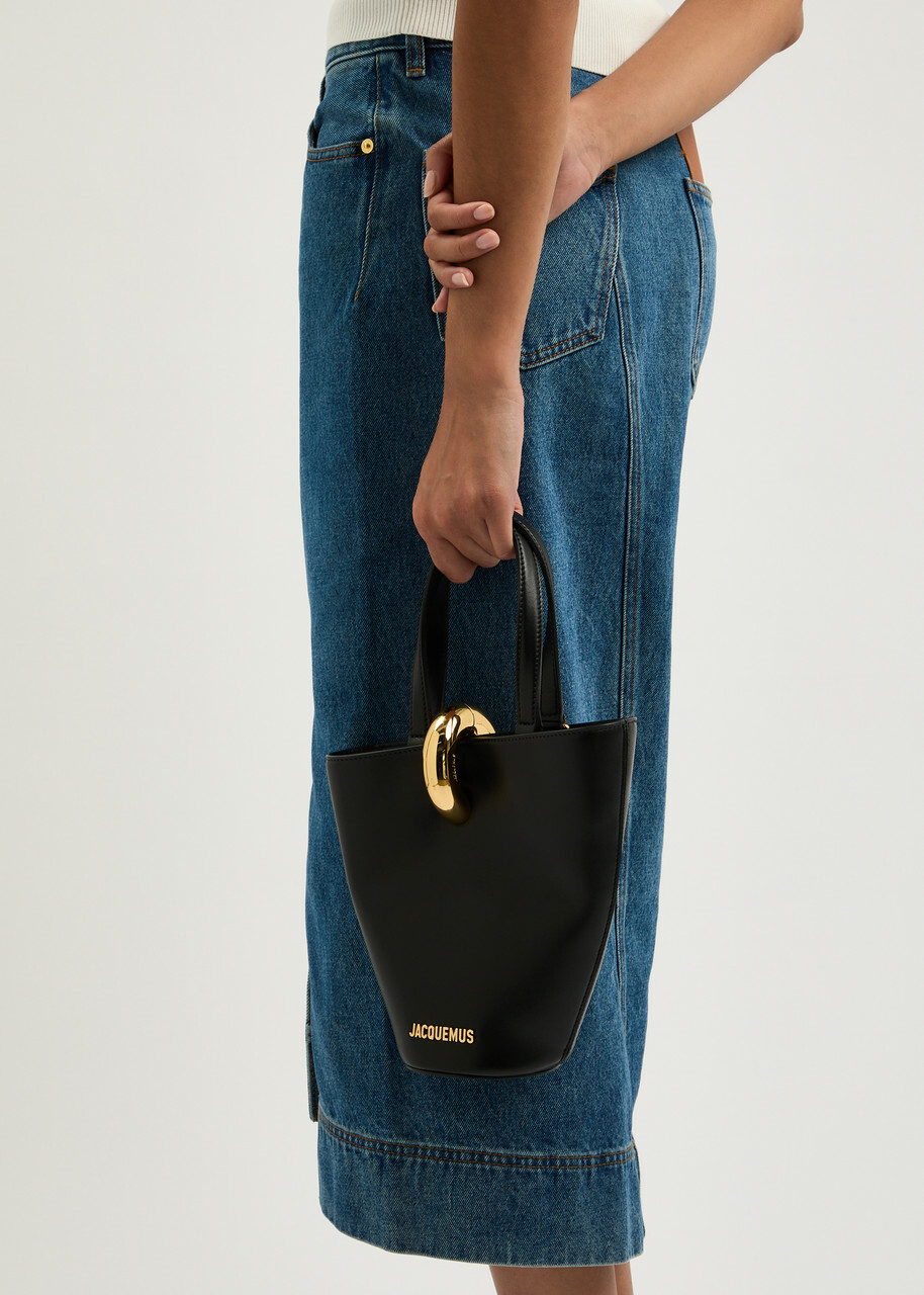 ショルダーバッグ・ポシェット Jacquemus Le Petit Bambola Bucket Bag Jacquemus Le Petit Bambola Leather Bucket bag - Black - One