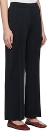 High Sport Navy Slinky Kick Trousers