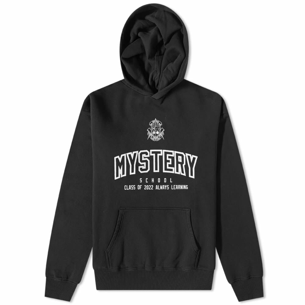 MSFTSrep Men's Mystery School Grpahic Hoody in Black MSFTSrep