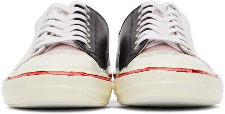 正美品MARNI スニーカー FABRIC WHITE BLACK ホワイト キャンバス製 New Wave スニーカー | Marni