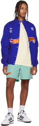 adidas Originals Blue Sean Wotherspoon & Hot Wheels Edition Trail Shorts