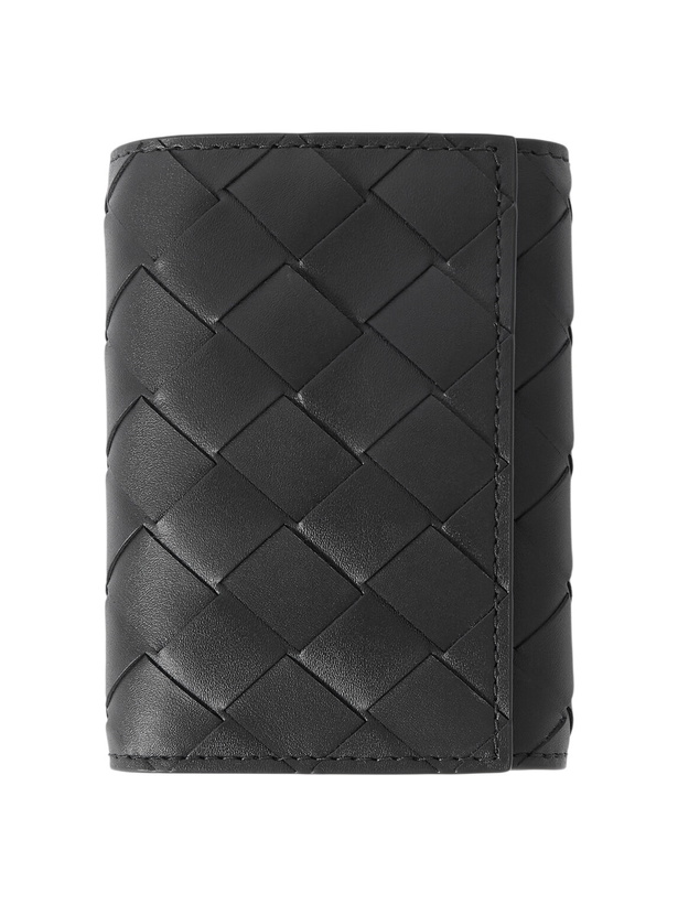 Photo: Bottega Veneta - Intrecciato Leather and Silver-Tone Key Holder Case